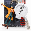 Lupin the Third (3rd) Zenigata Figure Keychain wit Reel JAPAN ANIME