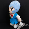 Retro Evangelion Rei Ayanami School 8" Plush Doll SEGA JAPAN