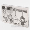 Spy x Family Rubber Mascot Strap 4pc Set Tatsuya Endo JAPAN MANGA