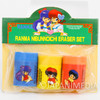 Ranma 1/2 Eraser 3pc Set Shampoo Ranma Akane Movic RUMIKO TAKAHASHI