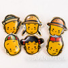 Baby-Star Ramen Character Bei-chan Face Metal Pins 6pc Set Oyatsu Company