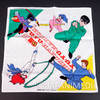 Retro Yu-Yu Hakusho Cotton Handkerchief 11.5x11.5 inch JAPAN 4 Japanimedia Store FRONT