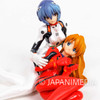 Evangelion Asuka Langley & Rei Ayanami Plug Suits Mini Figure Set BANDAI Japanimedia Store FRONT