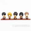 Attack on Titan Mini Figure 5pc Set / Eren Mikasa Levi Armin Jean