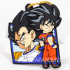 Dragon Ball Illustration Rubber Mascot Ballchain #4 Gokou Vegeta BANDAI