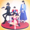 Complete Set of Lupin the Third (3rd) Family Figure [ Lupin / Jigen / Goemon / Fujiko ]JAPAN ANIME