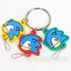 Retro RARE! Sonic The Hedgehog Triple Mascot Keychain SEGA 1991