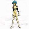 Retro RARE! Evangelion Rei Ayanami Metal Pins Whole Body ver.