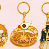 Cardcaptor Sakura Clow Key Charm Stained glass type Key chain CLAMP JAPAN ANIME
