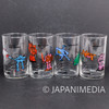 Retro Mobile Suits Gundam Glass 4pc Set