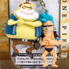 One Piece Franky & Tom Twin Figure Keychain Banpresto JAPAN