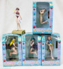 [Set of 5] Street Fighter & Darkstalkers Capcom Character Summer Paradise Figure Another color ver. [Chun-Li / Sakura / Cammy / Morrigan / Lilith] JAPAN GAME