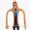 Retro RARE! Lupin the Third ZENIGATA Bendable Rubber Figure 8" Monkey Pose Japanimedia Store