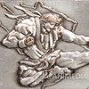 Retro RARE! Street Fighter 2 Movie Ryu Metal Plate Keychain Capcom Japanimedia Store