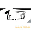 Evangelion Rei Ayanami NERV Car Wide Mirror 280mm Japan Store 2