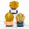 Dragon Ball Z Super Saiyan Vegeta Trunks Finger Puppet Figure 3pc Set JAPAN