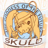 RARE! Ah! My Goddess Skuld Tumbler Glass