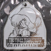 Retro RARE! Anime Sanjushi Aramis Metal Charm Keychain / The Three Musketeers