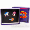 RARE!! Sonic The Hedgehog SONIC & KNUCKLES Metal Pins Set SEGA JAPAN GAME