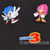 RARE!! Sonic The Hedgehog SONIC & KNUCKLES Metal Pins Set SEGA JAPAN GAME
