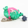 Retro RARE! Dragon Quest Boss Troll Mini Figure Ballchain WARRIOR ENIX