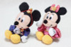 Mickey Mouse Japanese Hina-Matsuri Kimono Plush Dolls set TOMY JAPAN FIGURE