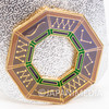 Mamotte Shugogetten Octagon Mark Metal Pins JAPAN ANIME Japanimedia Store FRONT