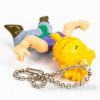 (Damaged) Final Fantasy 6 VI Sabin Rene Figaro Figure Ballchain FF Swing Bandai