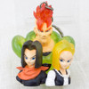 Dragon Ball Z Android 16 17 18 Mascot Figure Clear type Key Chain JAPAN ANIME