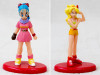 Set of 2 Dragon Ball Z Mini Figure Lunch Bulma JAPAN ANIME MANGA