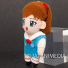 Evangelion Asuka Langley School Mini Plush Doll Ball chain SEGA JAPAN