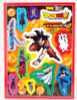 Set of 10 Dragon Ball Z Super Sticker Sheet Saikyo Jump JAPAN ANIME MANGA