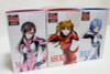 RARE! Set of 3 Evangelion 2.0 Plastic Tumbler Asuka Rei Mari JAPAN ANIME MANGA