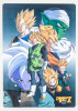 Dragon Ball Z Plastic Pencil Board Pad Shitajiki Goten Vegeta Piccolo JAPAN