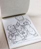 Dragon Ball Z Mini a line drawing for coloring-in w/Sticker JAPAN ANIME MANGA
