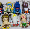 Complete Set of 16 Kinnikuman Panson Mini Figure Key holder Chain JAPAN ANIME