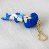 Retro RARE Sailor Moon Sailor Mercury (Ami Mizuno) Figure Ballchain JAPAN ANIME MANGA