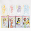 Puella Magi Madoka Magica Original Glass (Yukata ver.) 4pc Set JAPAN ANIME