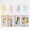 Puella Magi Madoka Magica Original Glass (Yukata ver.) 4pc Set JAPAN ANIME Japanimedia Store FRONT