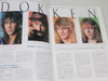 1989/03 BURRN! Japan Rock Magazine DOKKEN/BON JOVI/OZZY OSBOURNE/ANTHRAX/KIX