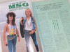 1989/11 BURRN! Japan Rock Magazine AEROSMITH/MSG/RIOT/KISS/WINGER/BLUE MURDER