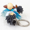 Dragon Ball Z Vegeta Gohan Krillin Mascot Figure Clear type Key Chain JAPAN
