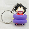 Dragon Ball Son Gokou Boy Wound in Gum Figure Key Chain Holder JAPAN ANIME