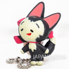 Unico Chao Black Cat Mascot Figure Ball Chain Tezuka Osamu JAPAN