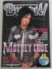 2006/11 BURRN! Japan Magazine MOTLEY CRUE/ANGRA/AVENGED SEVENFOLD