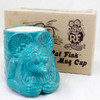 RAT FINK Head Mug Cup Green ver. Moon of Japan Inc. 2008 Big Daddy JAPAN Japanimedia Store FRONT