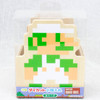 Super Mario Bros. 8bit Luigi Die cutting Wooden Accessory Case JAPAN FAMICOM