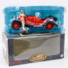 Lupin the Third (3rd) Fujiko Mine 1/24 Car Model & Figure Red JAPAN ANIME MANGA
