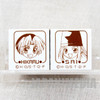 Hikaru no Go Hikaru Shindo & Sai Fujiwara Mini Stamp Set JAPAN