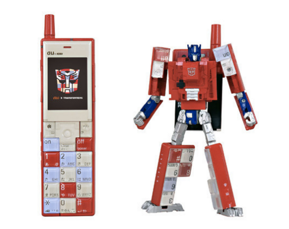 Transformer Mobile Phone type Figure / INFOBAR au Japan!